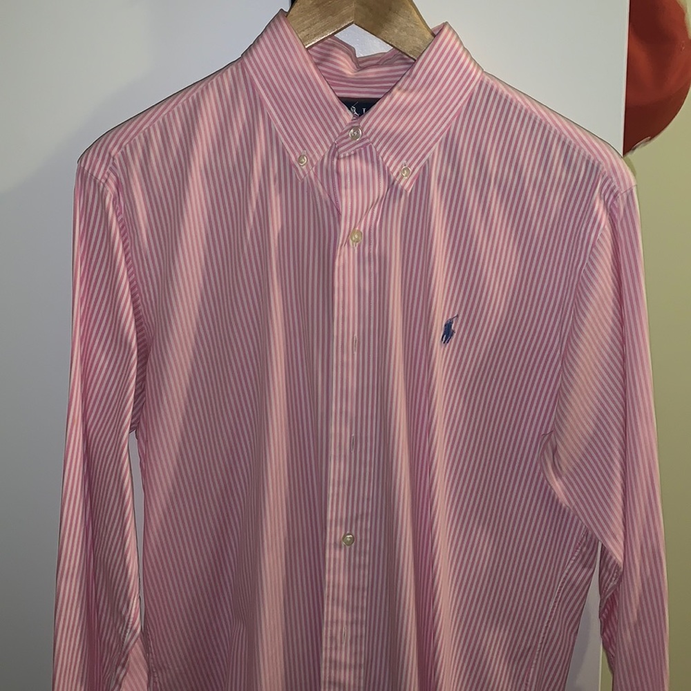Ralph Lauren Polo - Mens Dress Shirt - M - Pink